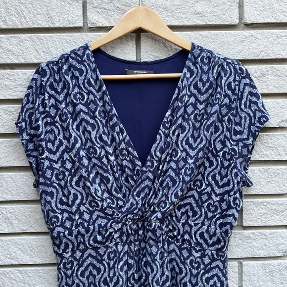 Denver Hayes Jersey Knit Midi Dress L - Picture 2 of 8